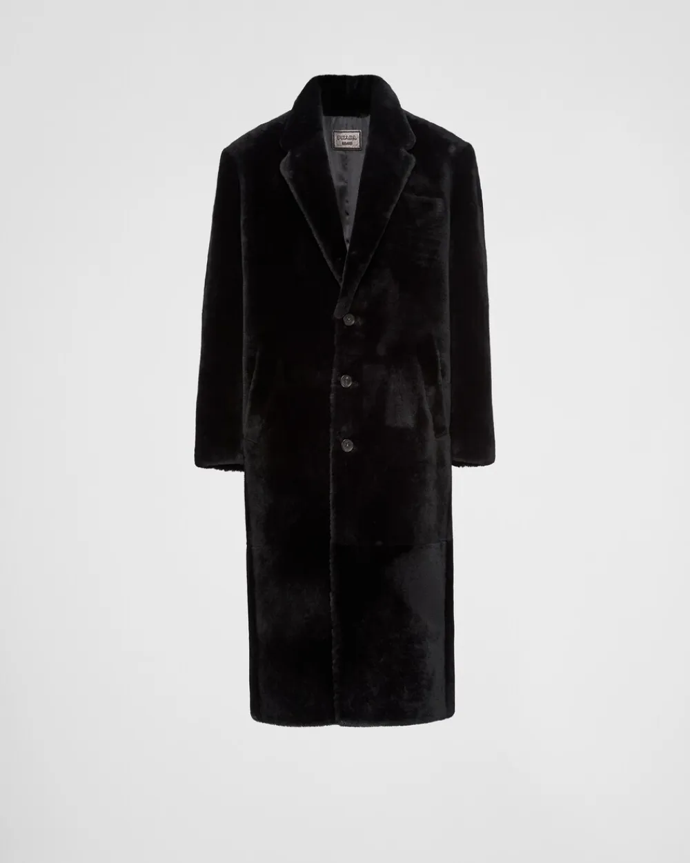 Hombre Prada ROPA DE PIEL^Abrigo De Borreguillo