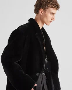 Hombre Prada ROPA DE PIEL^Abrigo De Borreguillo