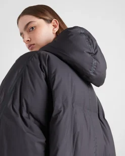 Mujer Prada ROPA^Abrigo De Plumón Extragrande De Re-nylon Técnico
