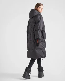 Mujer Prada ROPA^Abrigo De Plumón Extragrande De Re-nylon Técnico