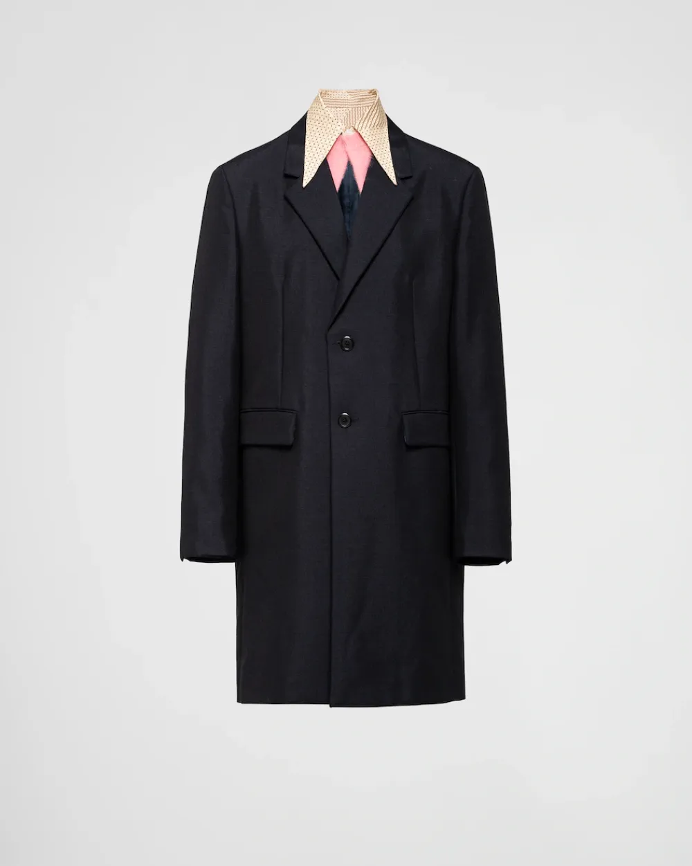 Hombre Prada CHAQUETAS Y ABRIGOS^Abrigo En Lana De Mohair