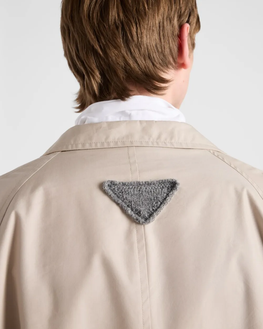 Hombre Prada CHAQUETAS Y ABRIGOS^Abrigo En Mezcla De Algodón