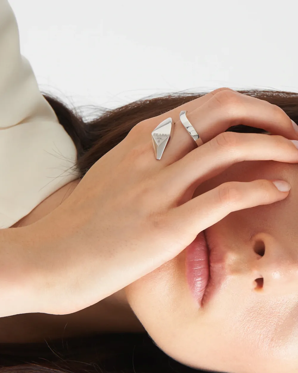 Mujer/Hombre Prada COLECCIÓN DE JOYERÍA ELEGANTE|COLECCIÓN DE JOYERÍA ELEGANTE^Anillo De Serpiente Eternal Gold Toi Et Moi En Oro Blanco