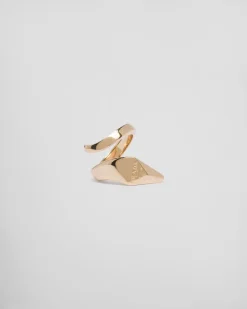 Mujer/Hombre Prada COLECCIÓN DE JOYERÍA ELEGANTE|COLECCIÓN DE JOYERÍA ELEGANTE^Anillo Eternal Gold De Oro Amarillo
