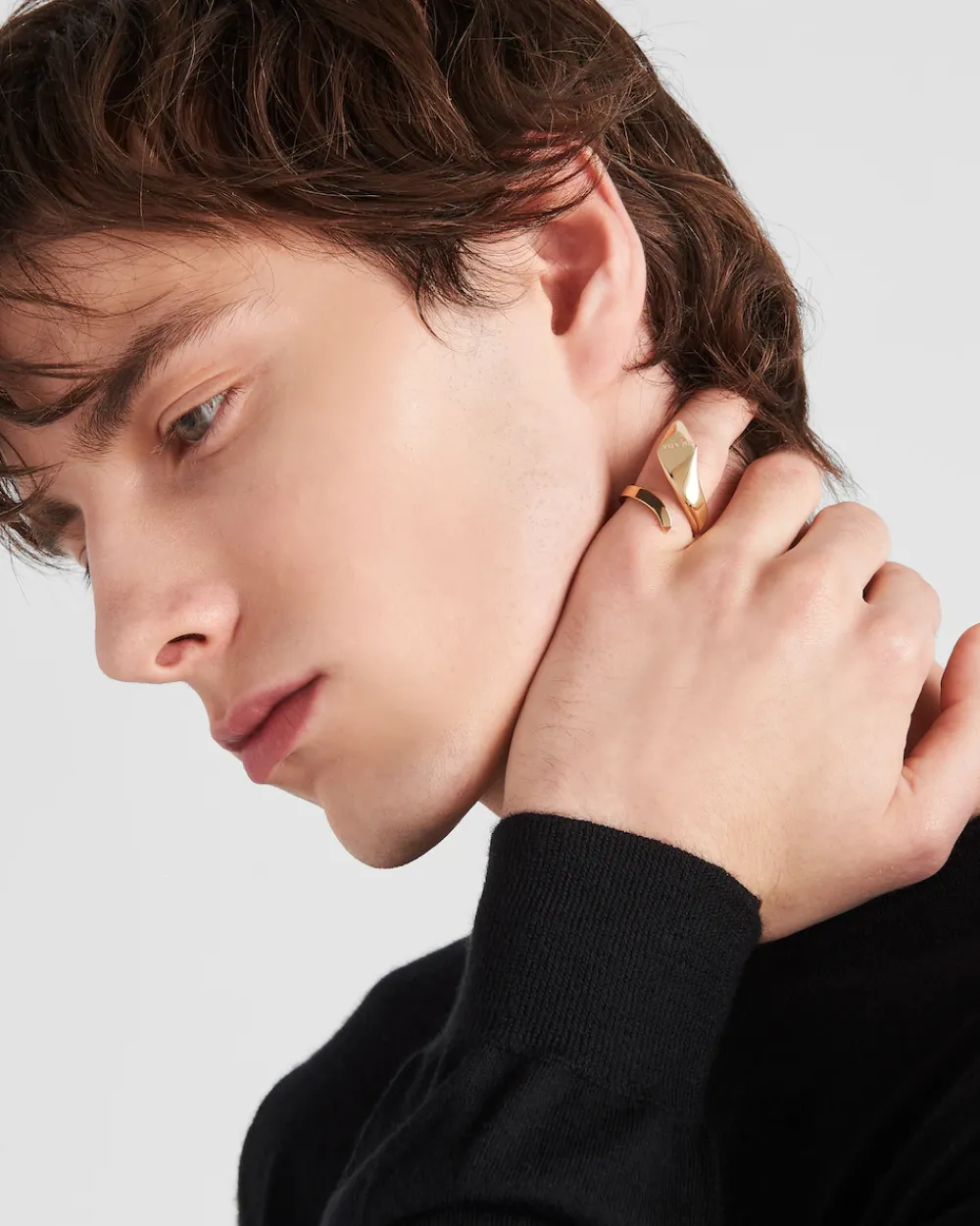 Mujer/Hombre Prada COLECCIÓN DE JOYERÍA ELEGANTE|COLECCIÓN DE JOYERÍA ELEGANTE^Anillo Eternal Gold De Oro Amarillo