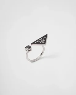 Mujer Prada JOYAS DE PLATA^Anillo Symbole
