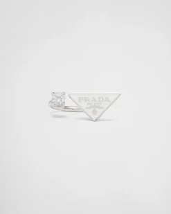 Mujer Prada JOYAS DE PLATA^Anillo Symbole