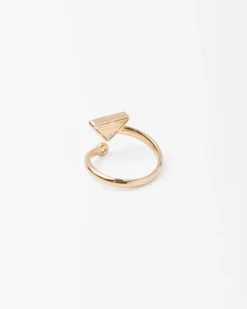 Mujer Prada COLECCIÓN DE JOYERÍA ELEGANTE^Anillo Tú Y Yo Eternal Gold
