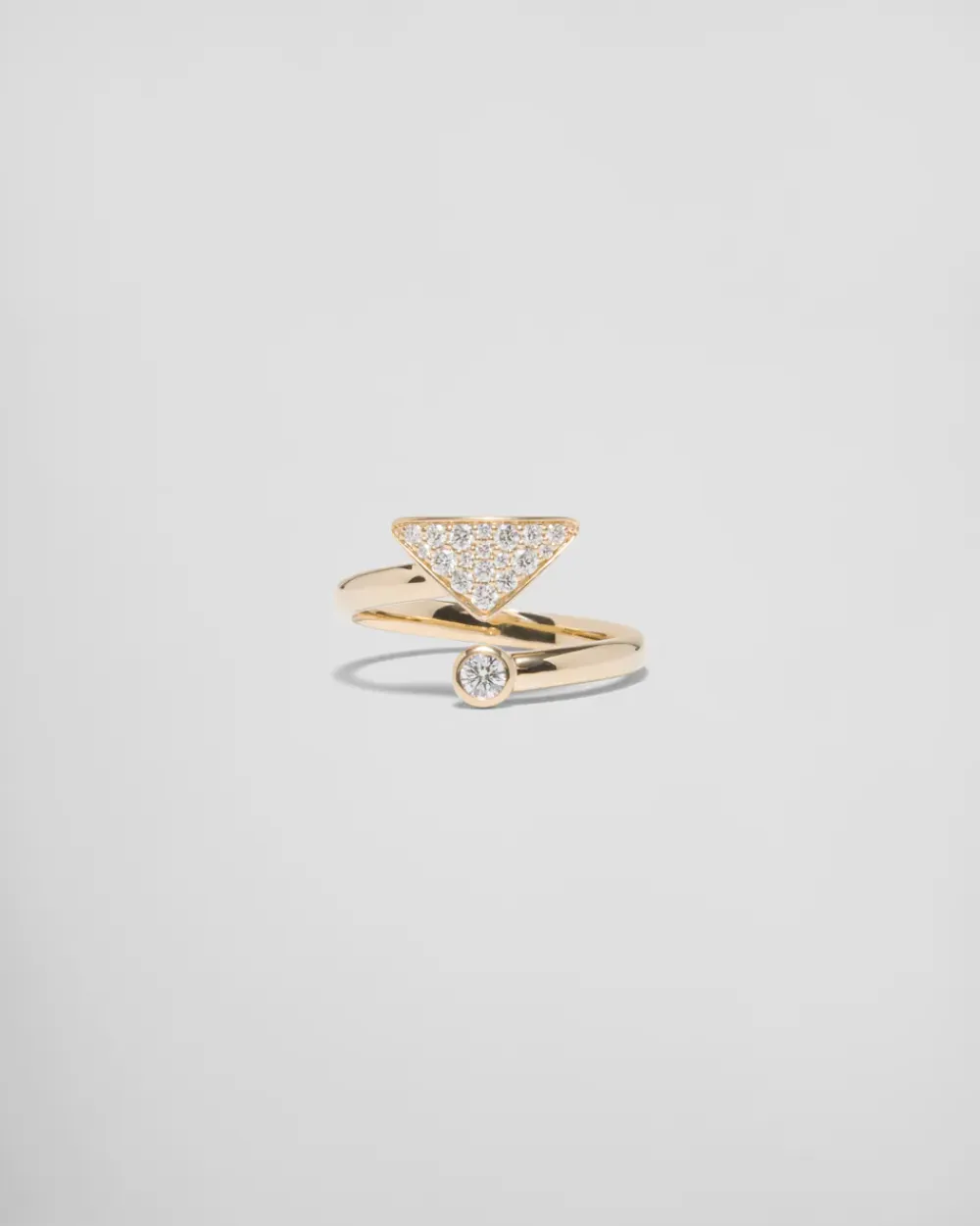 Mujer Prada COLECCIÓN DE JOYERÍA ELEGANTE^Anillo Tú Y Yo Eternal Gold: Oro Y Diamantes