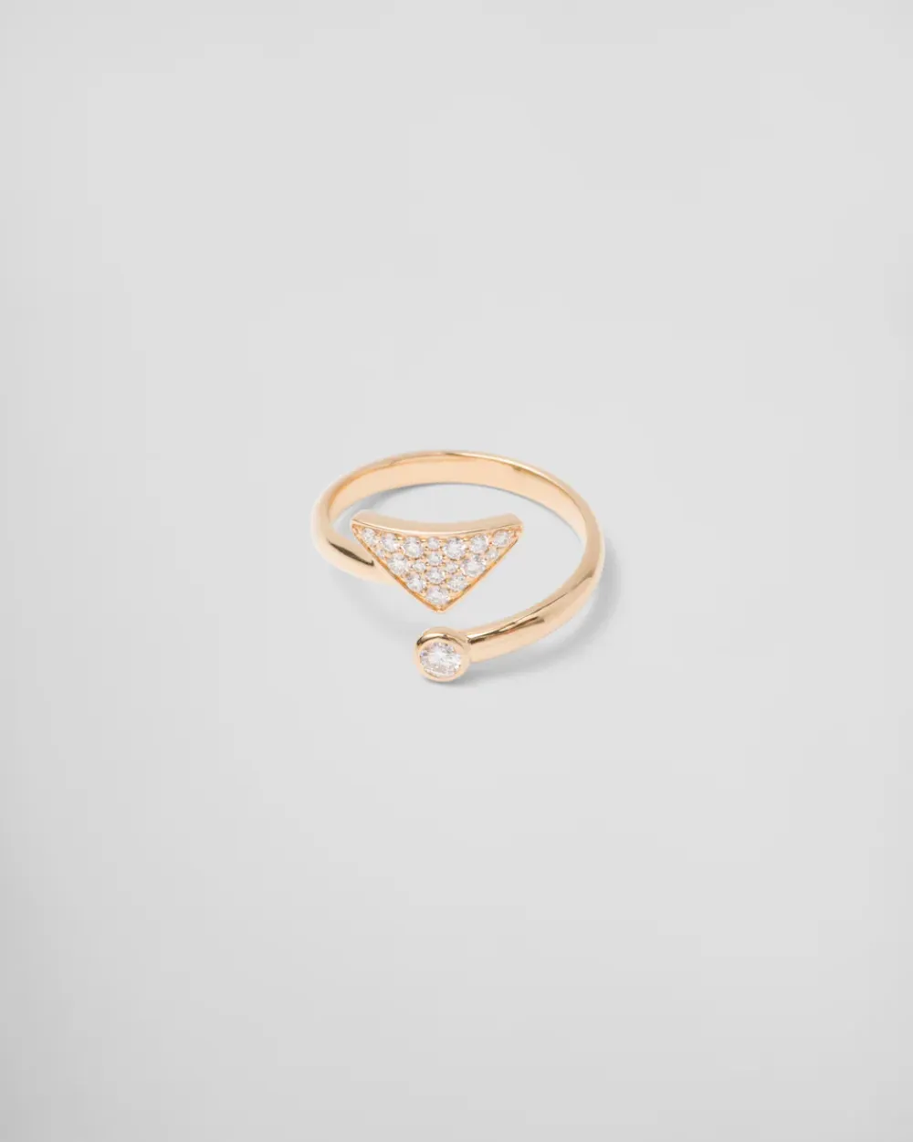 Mujer Prada COLECCIÓN DE JOYERÍA ELEGANTE^Anillo Tú Y Yo Eternal Gold: Oro Y Diamantes