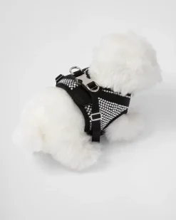Mujer/Hombre Prada ACCESORIOS PARA MASCOTAS|ACCESORIOS PARA MASCOTAS^Arnés Para Perros De Satén Con es