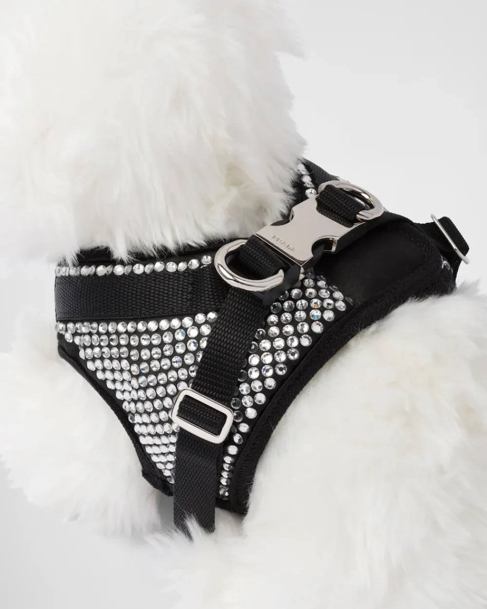 Mujer/Hombre Prada ACCESORIOS PARA MASCOTAS|ACCESORIOS PARA MASCOTAS^Arnés Para Perros De Satén Con es