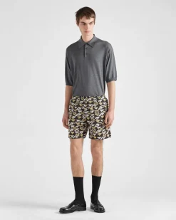 Prada COLECCIÓN MASCULINA^Bañador De Re-nylon Estampado