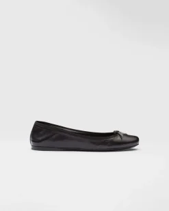 Mujer Prada ZAPATOS DE SALÓN Y BAILARINAS^Bailarinas De Piel De Napa