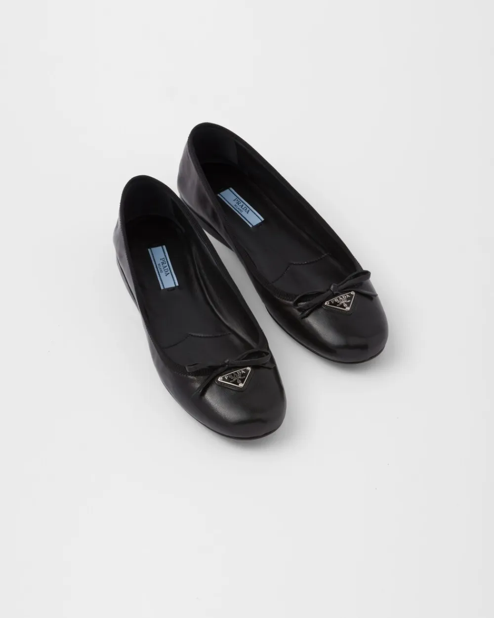 Mujer Prada ZAPATOS DE SALÓN Y BAILARINAS^Bailarinas De Piel De Napa