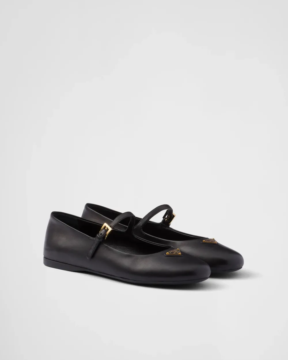 Mujer Prada ZAPATOS DE SALÓN Y BAILARINAS^Bailarinas De Piel De Napa