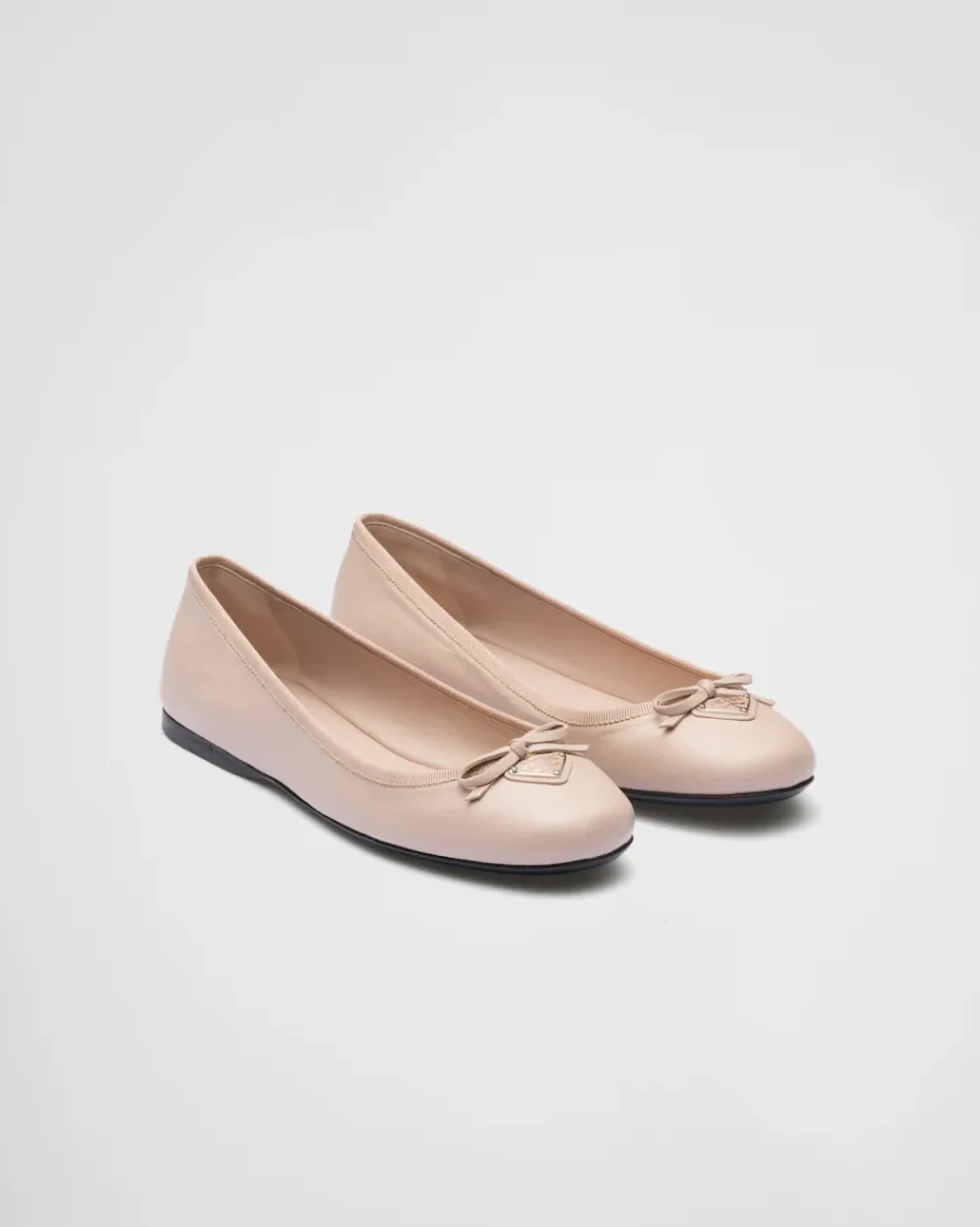 Mujer Prada ZAPATOS DE SALÓN Y BAILARINAS^Bailarinas De Piel De Napa
