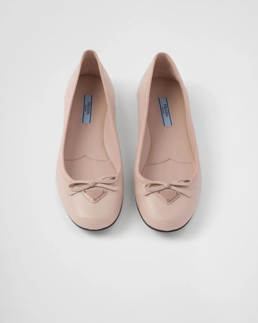 Mujer Prada ZAPATOS DE SALÓN Y BAILARINAS^Bailarinas De Piel De Napa