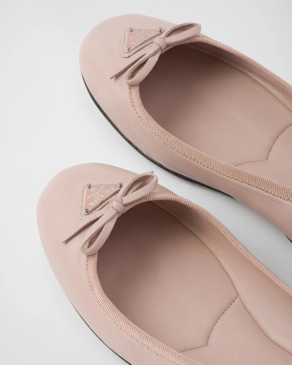 Mujer Prada ZAPATOS DE SALÓN Y BAILARINAS^Bailarinas De Piel De Napa