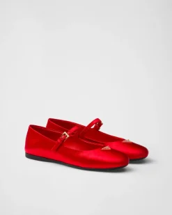 Mujer Prada ZAPATOS DE SALÓN Y BAILARINAS^Bailarinas De Satén