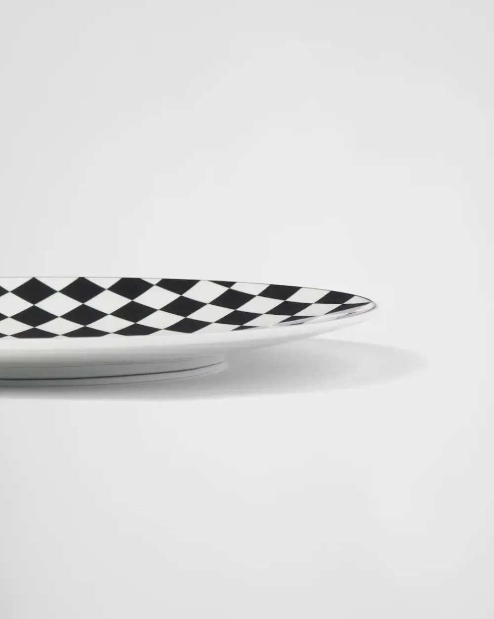 Prada PLATOS Y BOLES^Bajoplato De Porcelana - Checkerboard