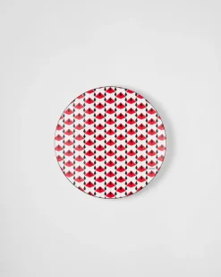 Prada PLATOS Y BOLES^Bajoplato De Porcelana - Vienna Red