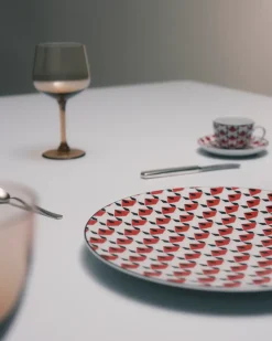 Prada PLATOS Y BOLES^Bajoplato De Porcelana - Vienna Red