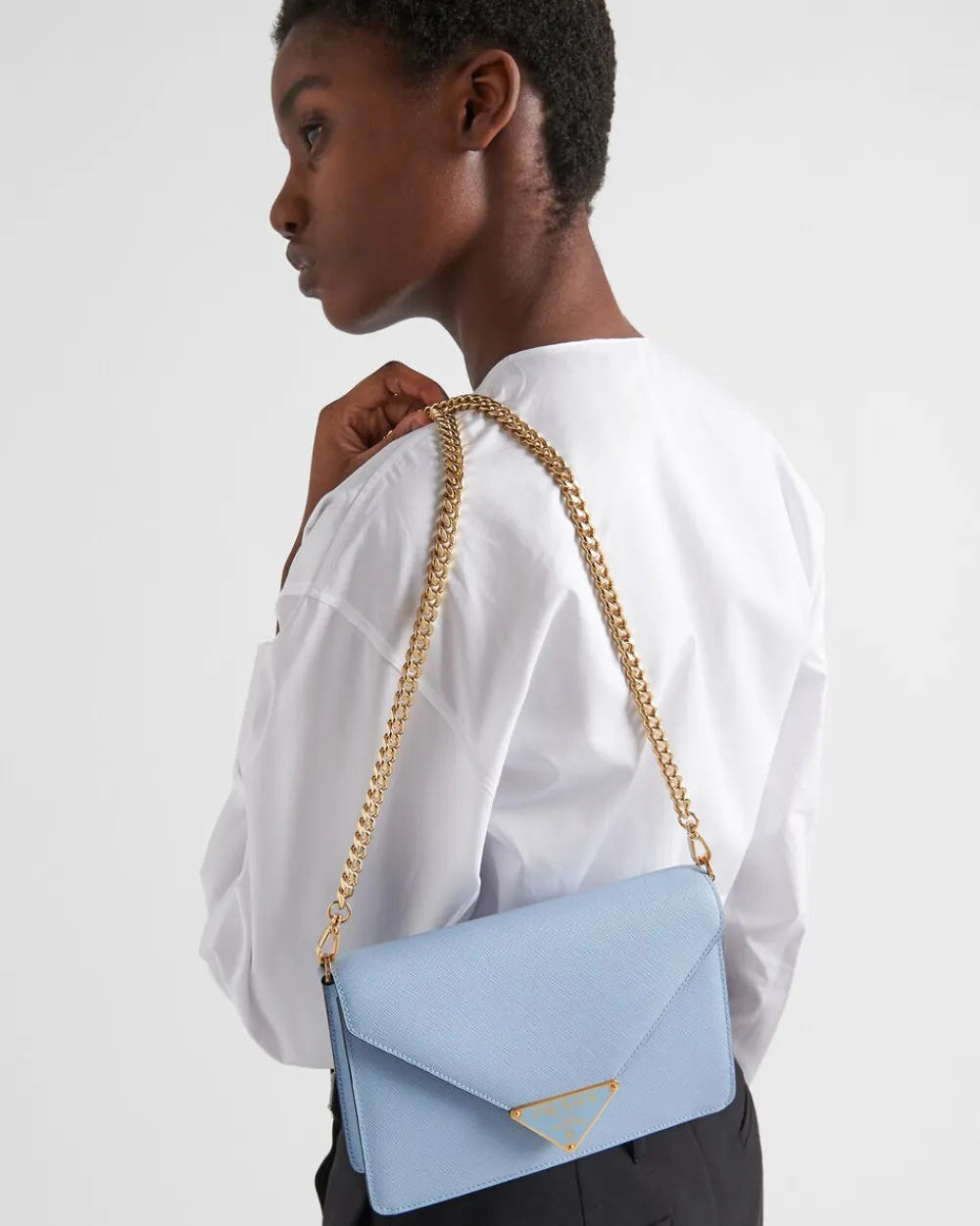 Mujer Prada BOLSOS DE HOMBRO|BOLSOS DE HOMBRO^Bandolera De Piel Saffiano