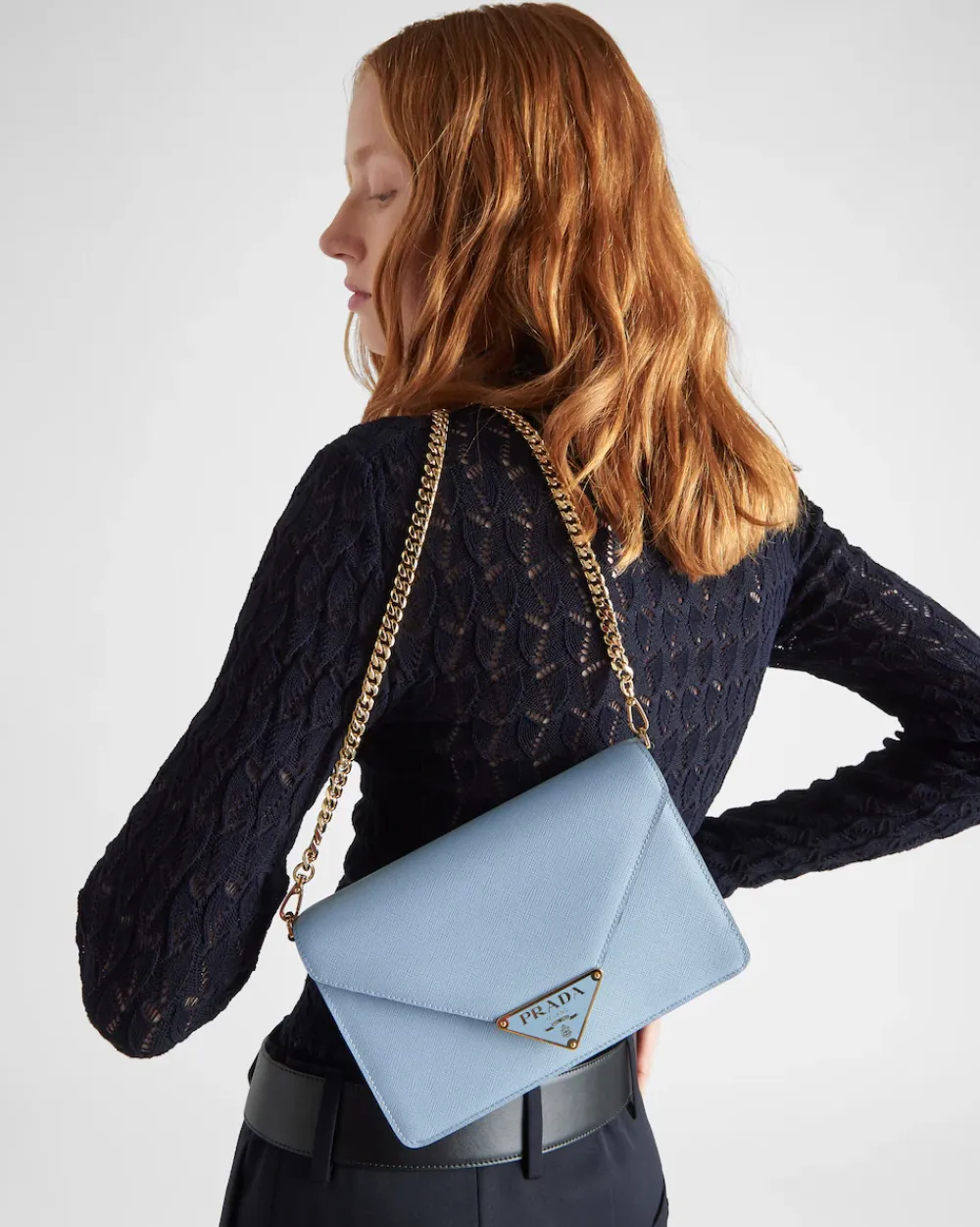 Mujer Prada BOLSOS DE HOMBRO|BOLSOS DE HOMBRO^Bandolera De Piel Saffiano