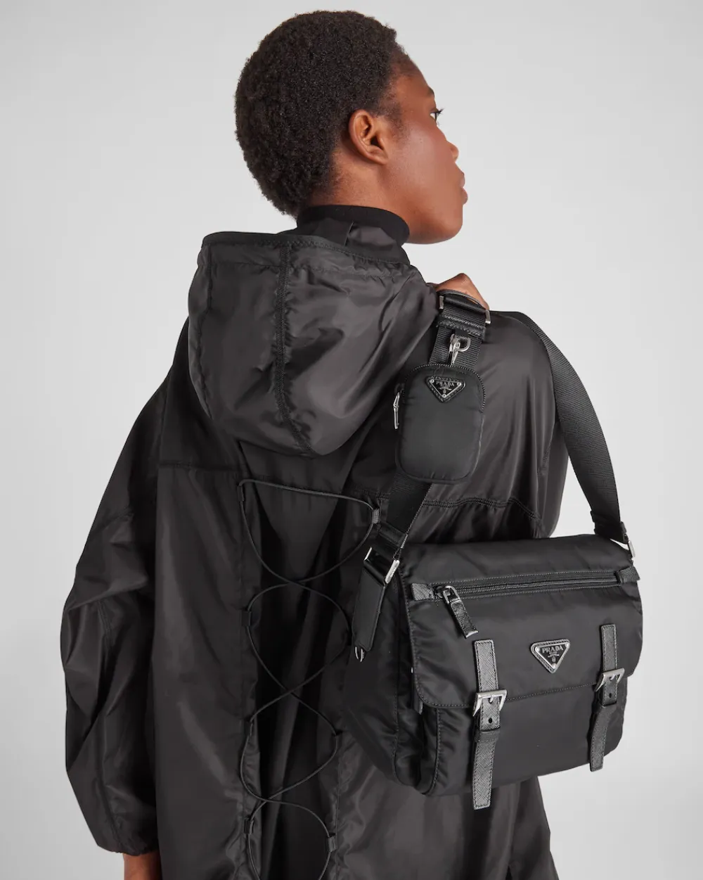 Mujer Prada COLECCIÓN FEMENINA|BOLSOS DE HOMBRO^Bandolera De Re-nylon