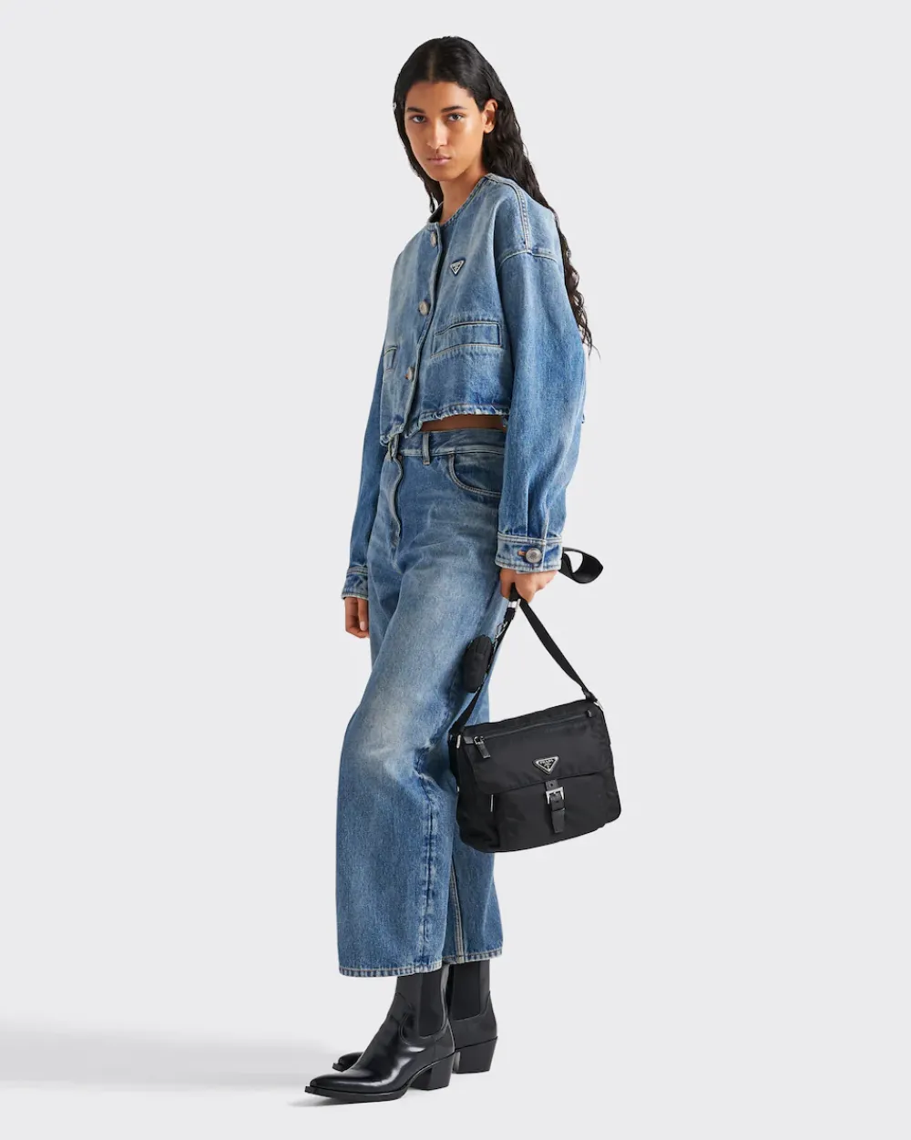 Mujer Prada COLECCIÓN FEMENINA|BOLSOS DE HOMBRO^Bandolera De Re-nylon