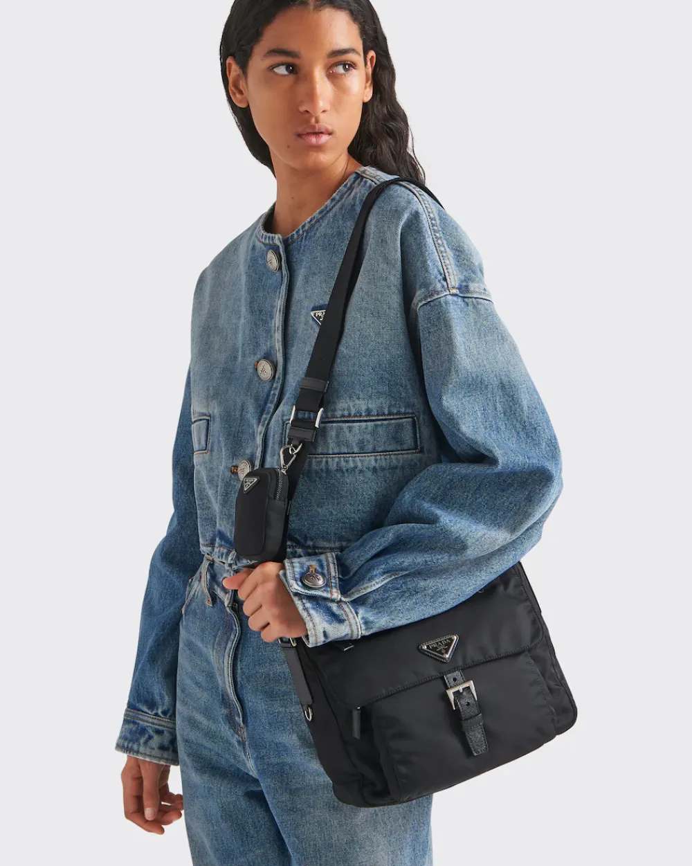 Mujer Prada COLECCIÓN FEMENINA|BOLSOS DE HOMBRO^Bandolera De Re-nylon