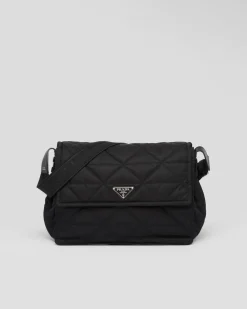 Hombre Prada COLECCIÓN MASCULINA|BOLSOS MENSAJEROS^Bandolera De Re-nylon Con Pespuntes