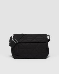 Hombre Prada COLECCIÓN MASCULINA|BOLSOS MENSAJEROS^Bandolera De Re-nylon Con Pespuntes