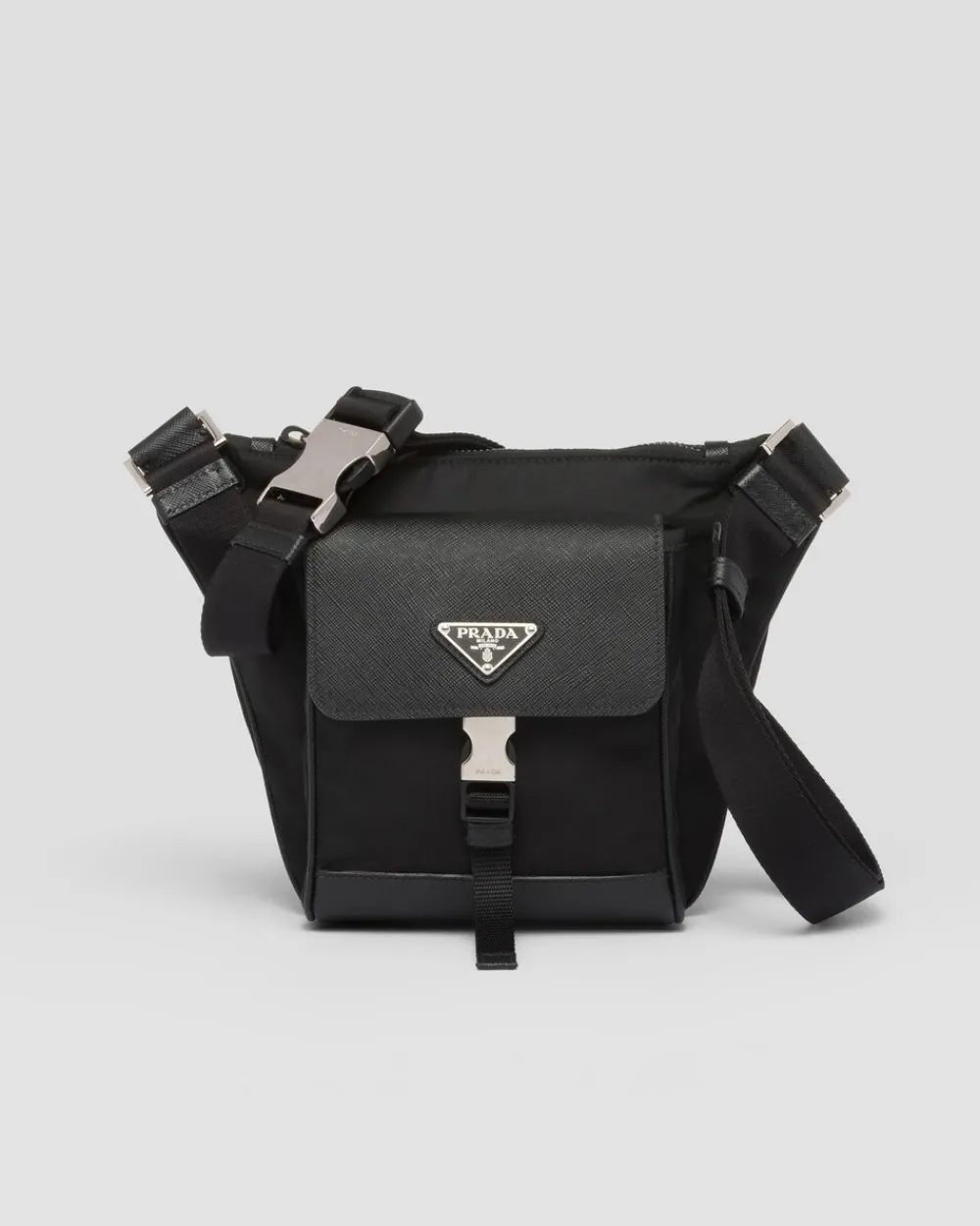 Hombre Prada BOLSOS MENSAJEROS^Bandolera De Re-nylon Y Piel Saffiano
