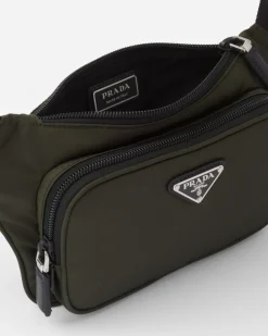 Prada COLECCIÓN MASCULINA^Bandolera De Re-nylon Y Piel Saffiano