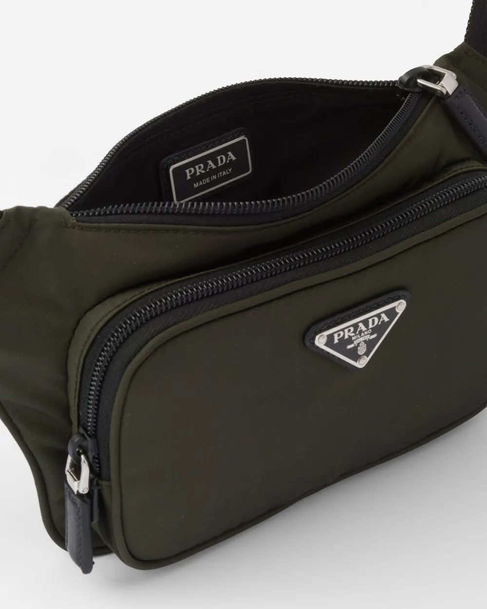 Prada COLECCIÓN MASCULINA^Bandolera De Re-nylon Y Piel Saffiano