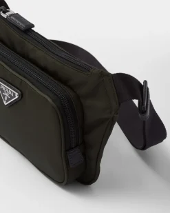 Prada COLECCIÓN MASCULINA^Bandolera De Re-nylon Y Piel Saffiano