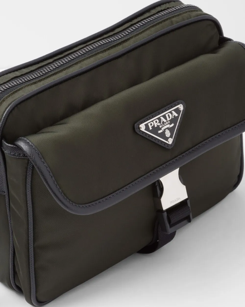 Hombre Prada COLECCIÓN MASCULINA|BOLSOS MENSAJEROS^Bandolera De Re-nylon Y Piel Saffiano