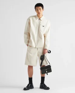 Hombre Prada COLECCIÓN MASCULINA|BOLSOS MENSAJEROS^Bandolera De Re-nylon Y Piel Saffiano