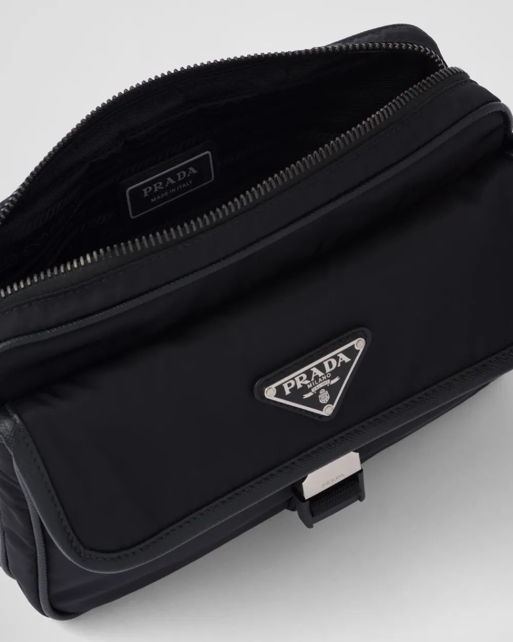 Hombre Prada COLECCIÓN MASCULINA|BOLSOS MENSAJEROS^Bandolera De Re-nylon Y Piel Saffiano