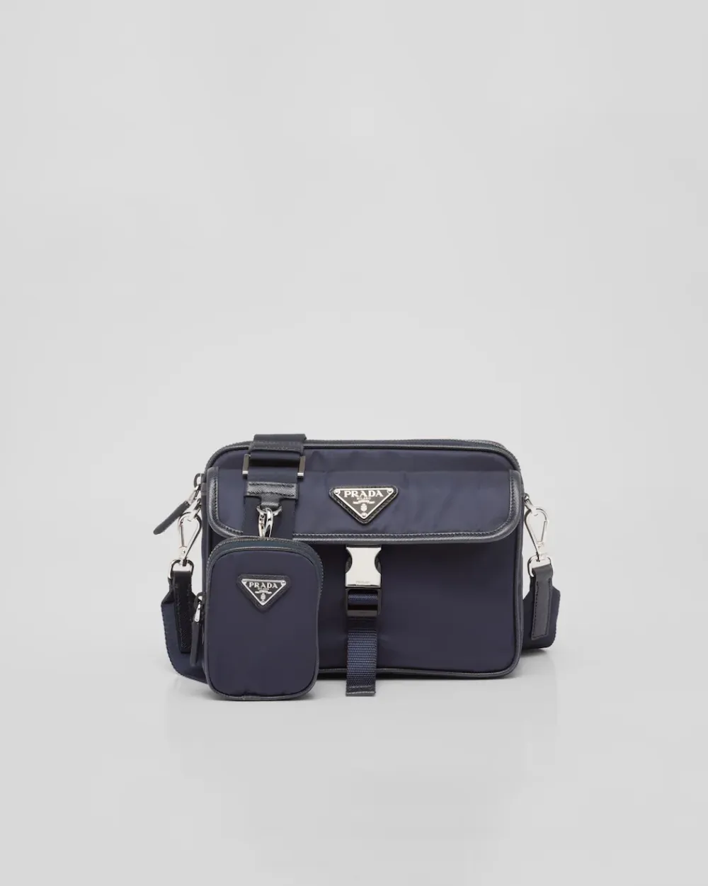 Hombre Prada COLECCIÓN MASCULINA|BOLSOS MENSAJEROS^Bandolera De Re-nylon Y Piel Saffiano