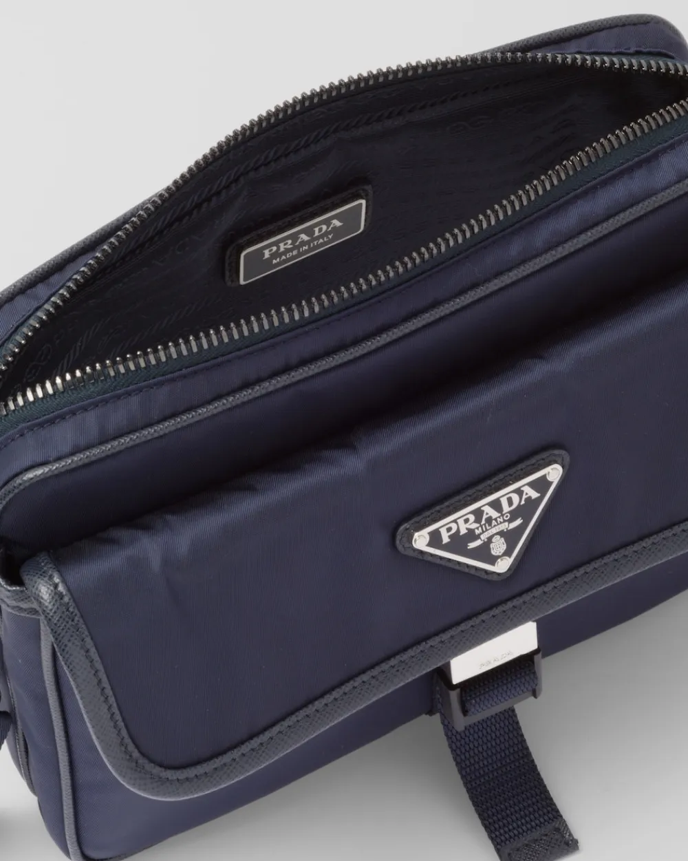 Hombre Prada COLECCIÓN MASCULINA|BOLSOS MENSAJEROS^Bandolera De Re-nylon Y Piel Saffiano