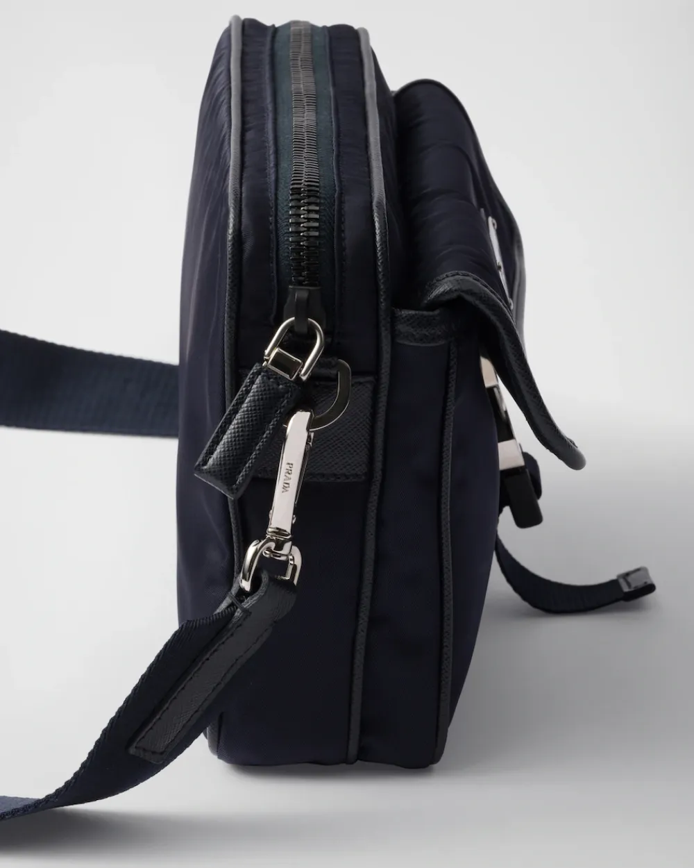Hombre Prada COLECCIÓN MASCULINA|BOLSOS MENSAJEROS^Bandolera De Re-nylon Y Piel Saffiano