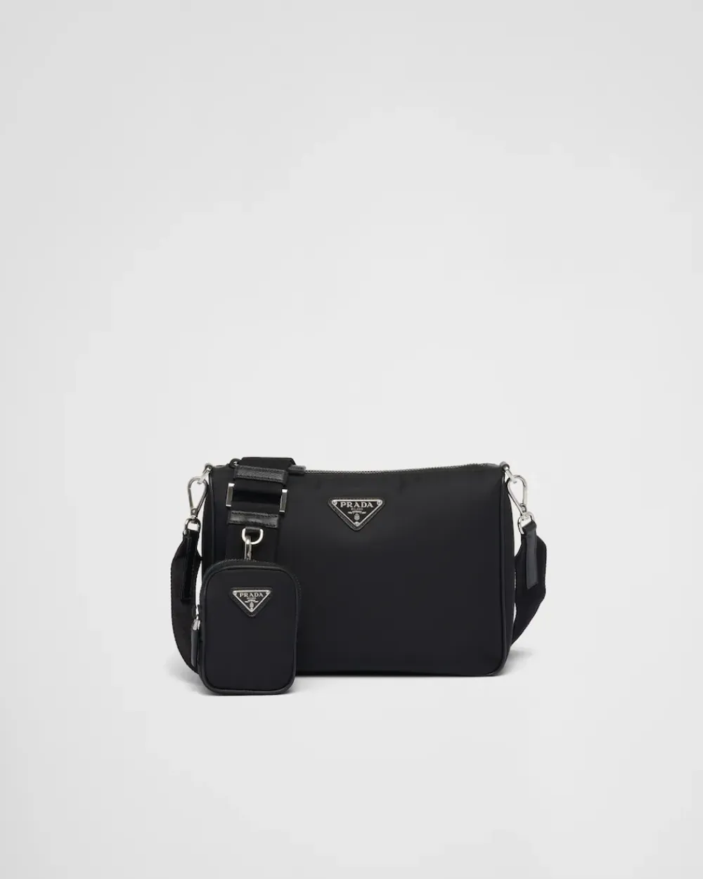 Hombre Prada COLECCIÓN MASCULINA|BOLSOS MENSAJEROS^Bandolera De Re-nylon Y Piel Saffiano
