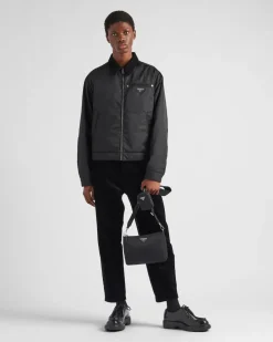 Hombre Prada COLECCIÓN MASCULINA|BOLSOS MENSAJEROS^Bandolera De Re-nylon Y Piel Saffiano