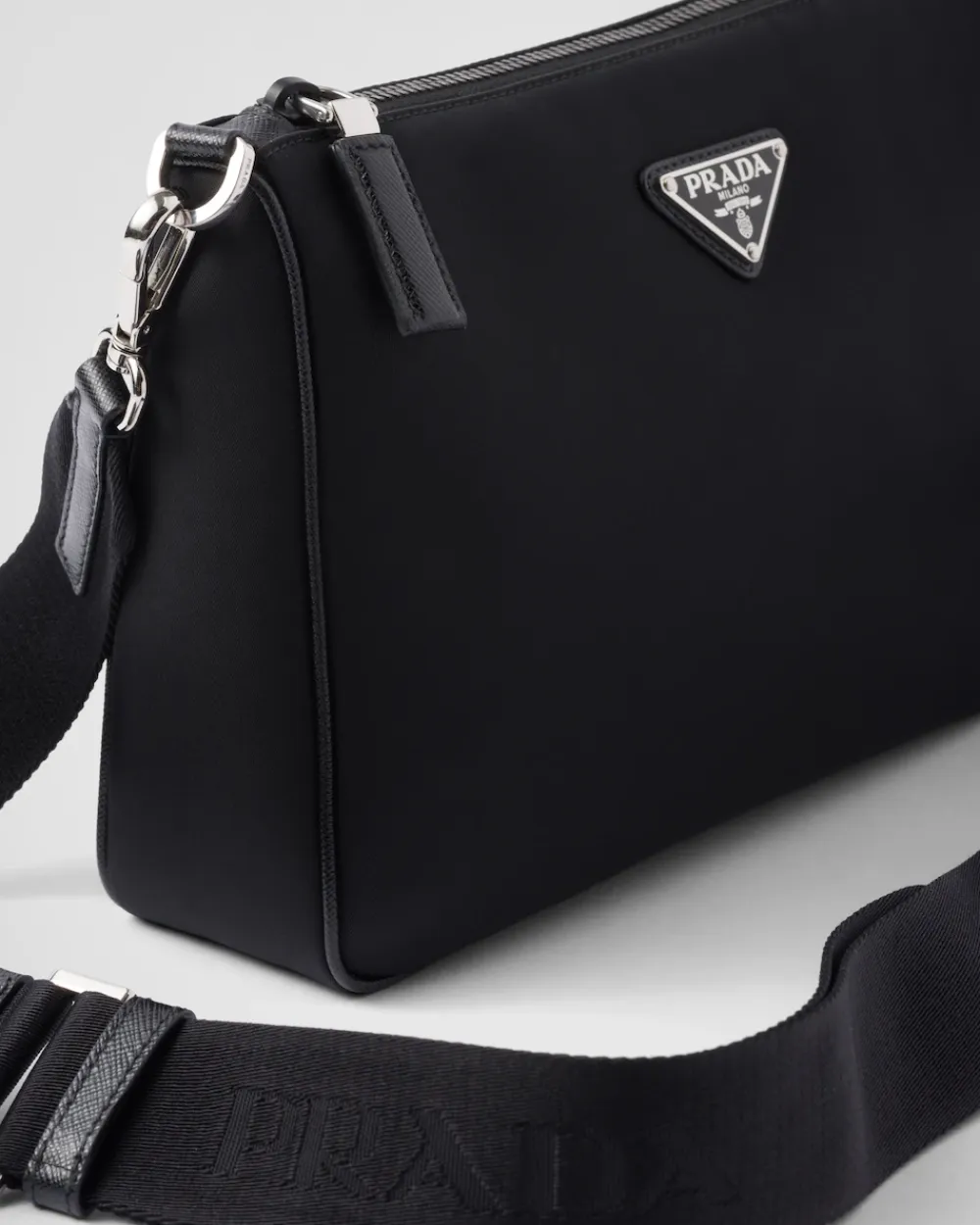 Hombre Prada COLECCIÓN MASCULINA|BOLSOS MENSAJEROS^Bandolera De Re-nylon Y Piel Saffiano