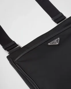 Mujer/Hombre Prada COLECCIÓN MASCULINA|BOLSOS MENSAJEROS^Bandolera De Re-nylon Y Piel Saffiano