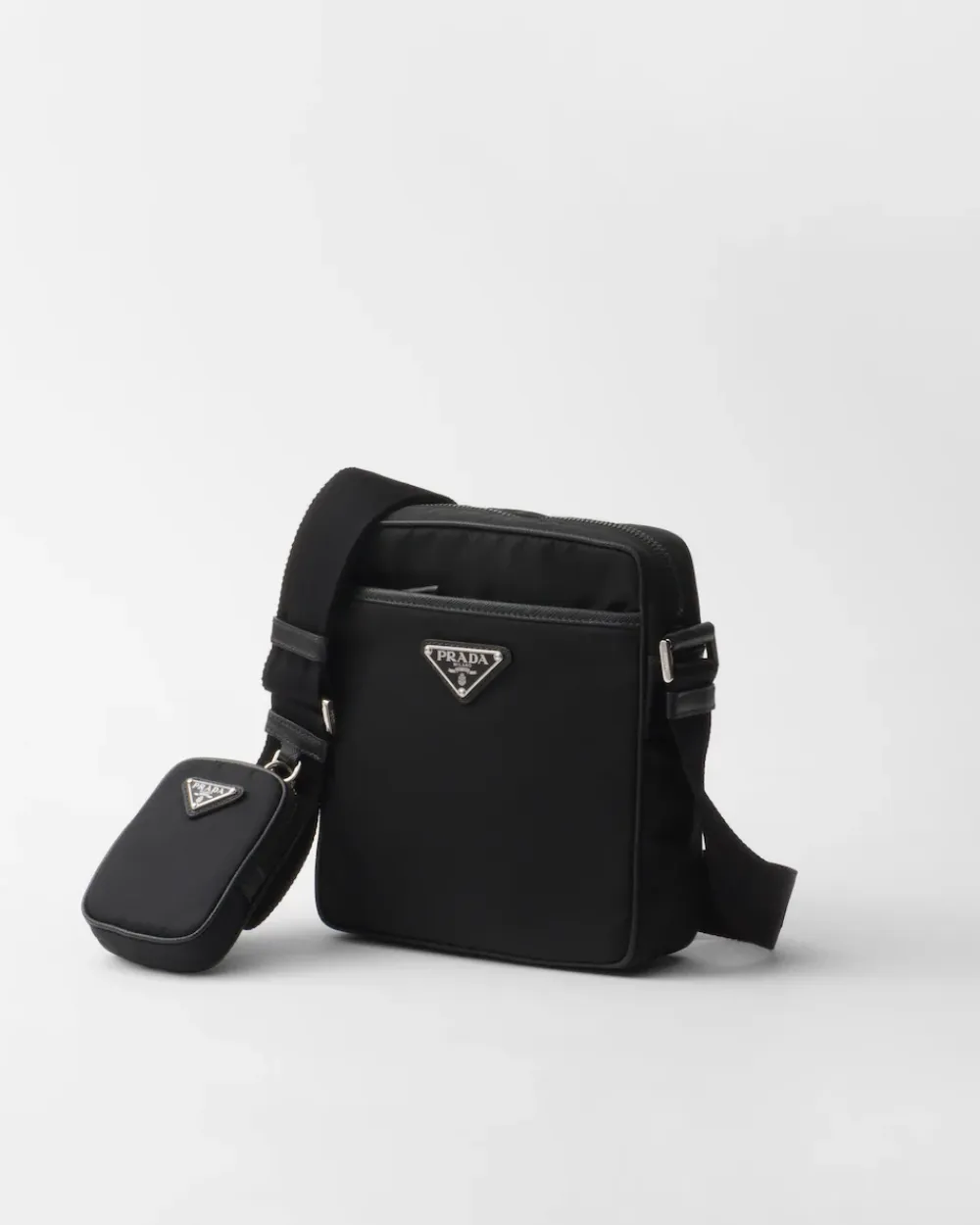 Hombre Prada COLECCIÓN MASCULINA|BOLSOS MENSAJEROS^Bandolera De Re-nylon Y Piel Saffiano