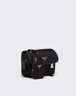 Prada COLECCIÓN MASCULINA^Bandolera De Re-nylon Y Piel Saffiano